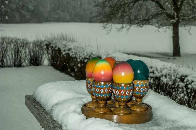 Leichte Eiersuche - Ostern 2013