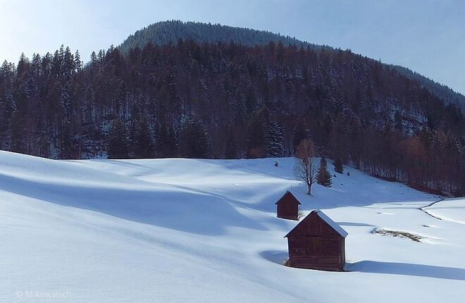 Winterlandschaft im März