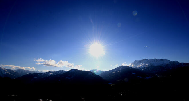 Sonnenuntergang am Hochkönig