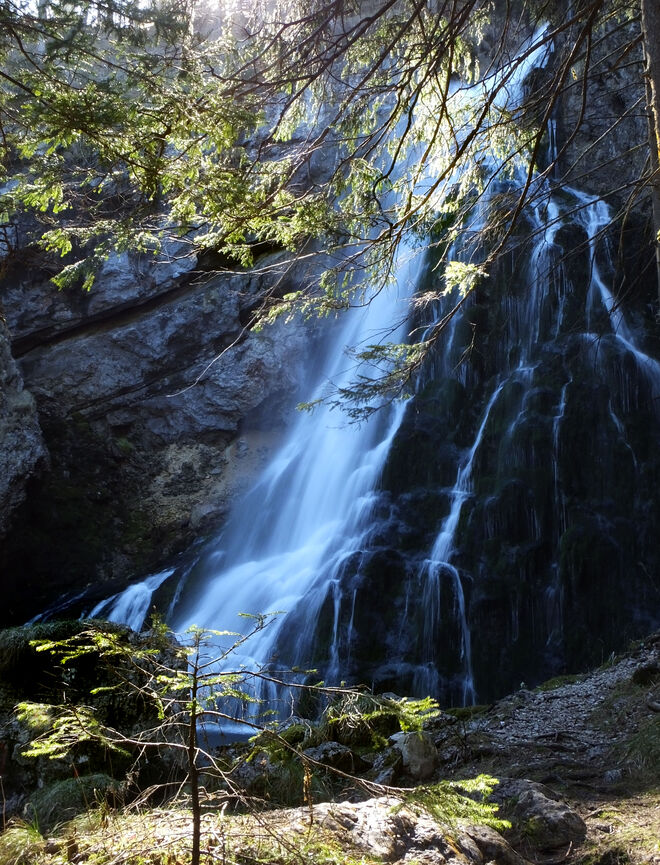 Der Gollinger Wasserfall