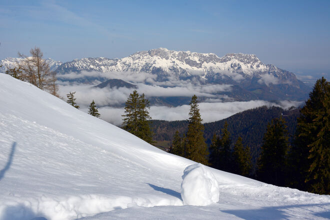 Blick zum Untersberg