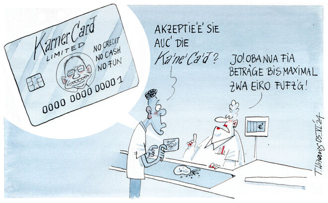 Politisches Plastikgeld