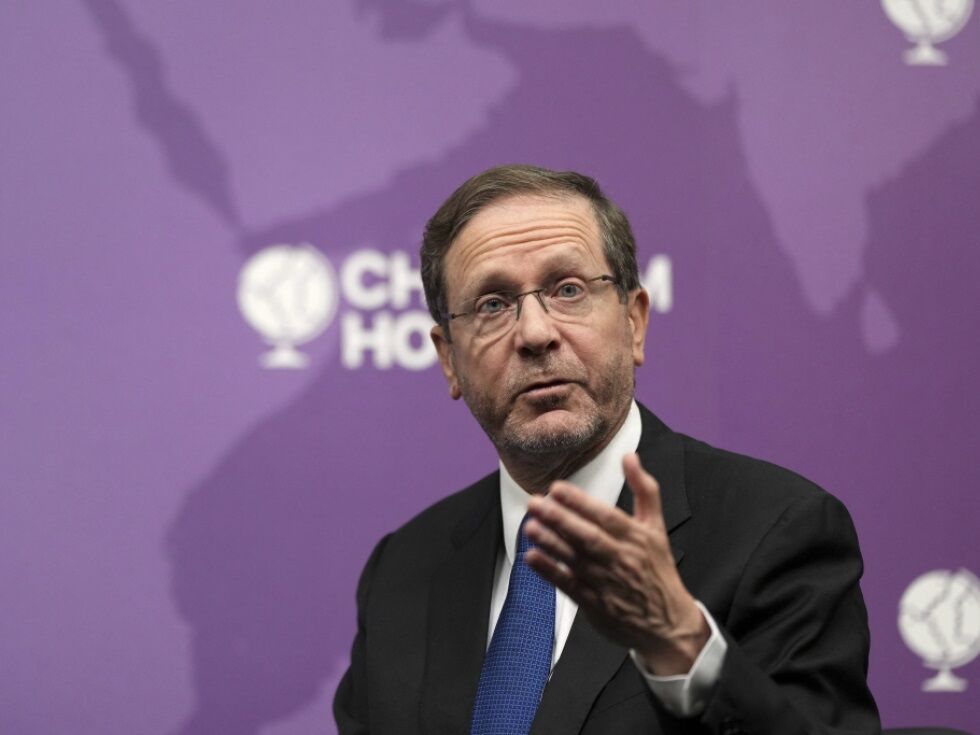 Präsident Herzog: Trump verdient Friedensnobelpreis