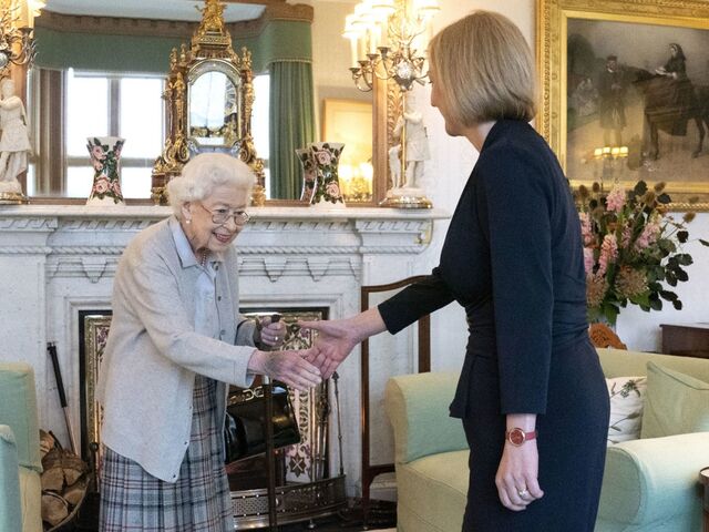2022: Die Queen mit der neuen britischen Premierministerin Liz Truss.  