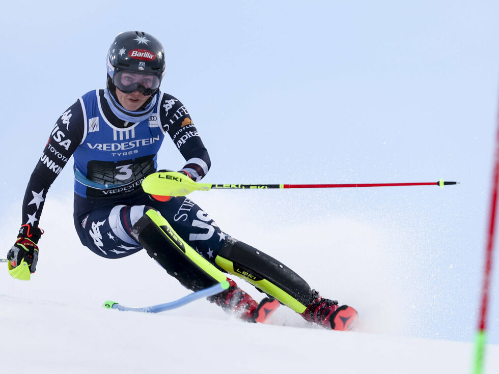 Slalom der Damen in Levi: Mikaela Shiffrin führt nach erstem Durchgang