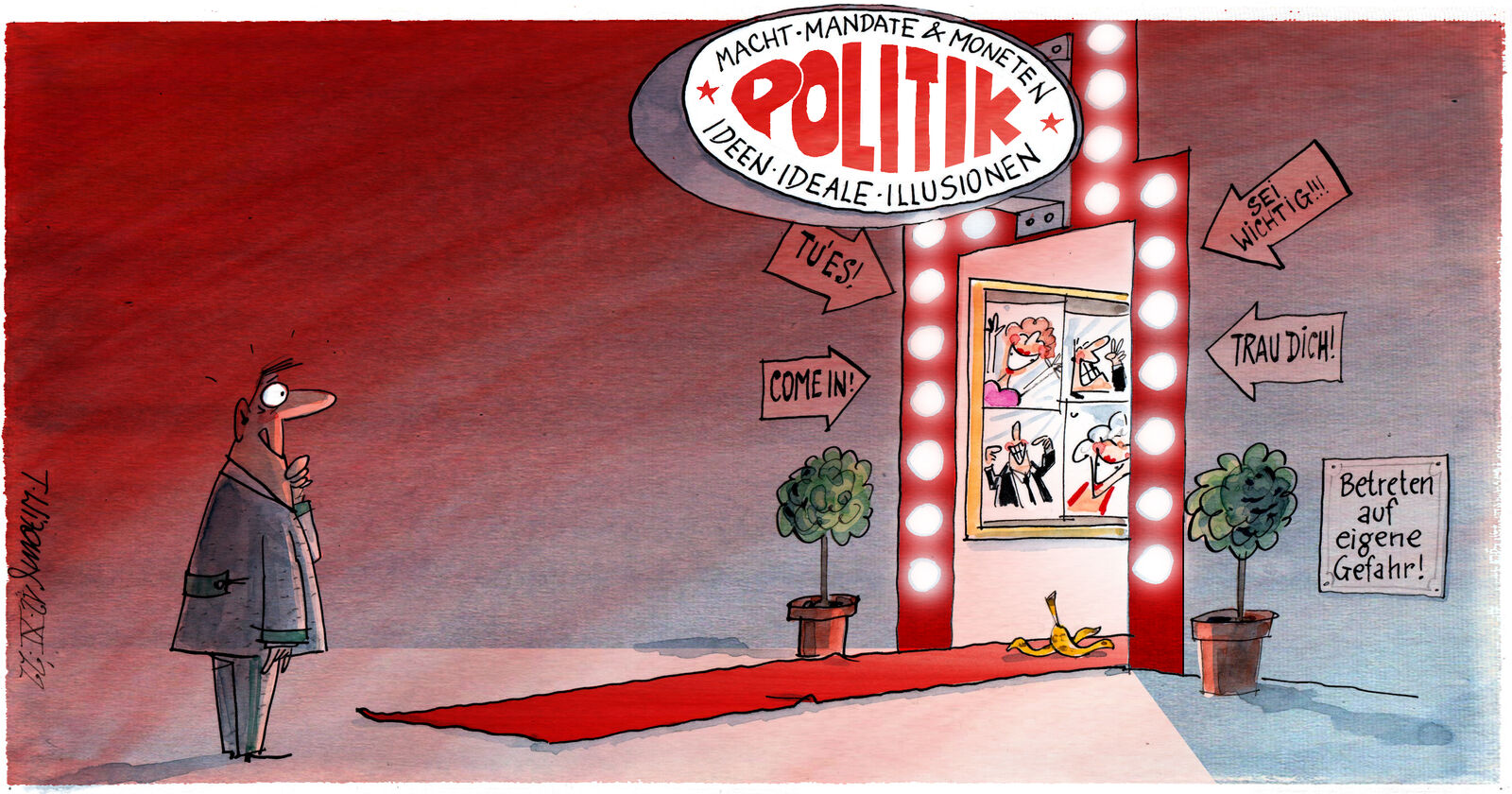 Rein oder nicht rein?... in Bundesland Salzburg Wizany Fotoblog SN.at