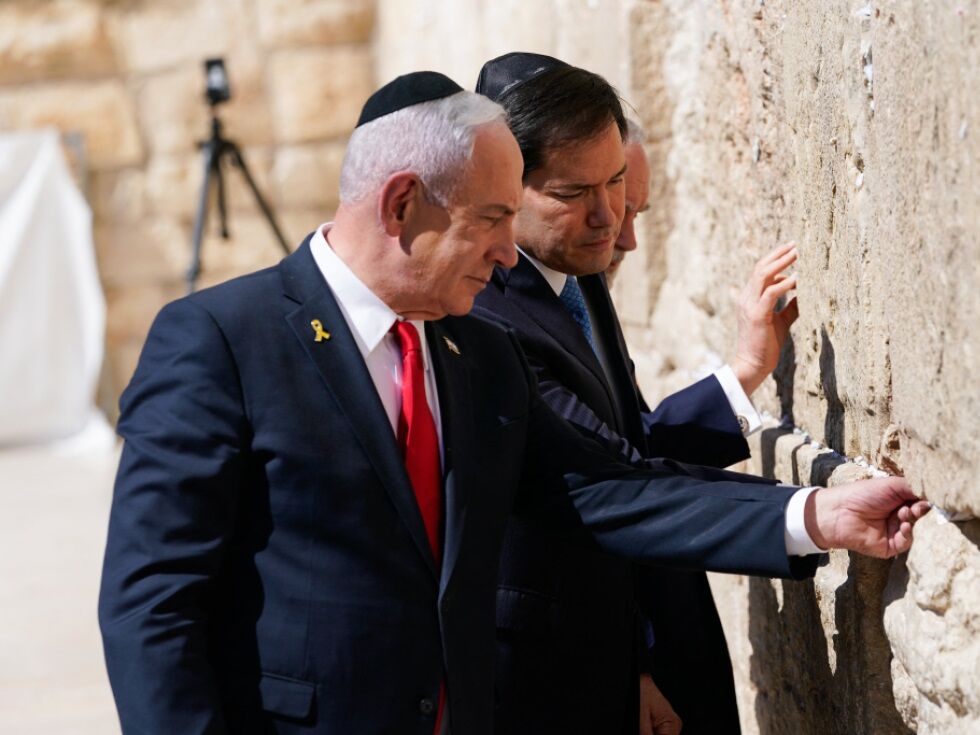 Rubio besucht mit Netanyahu die Klagemauer
