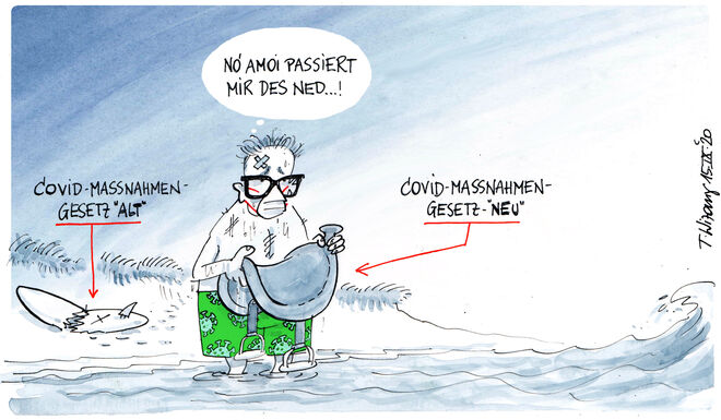 Rudi, der Coronawellenreiter . .  .