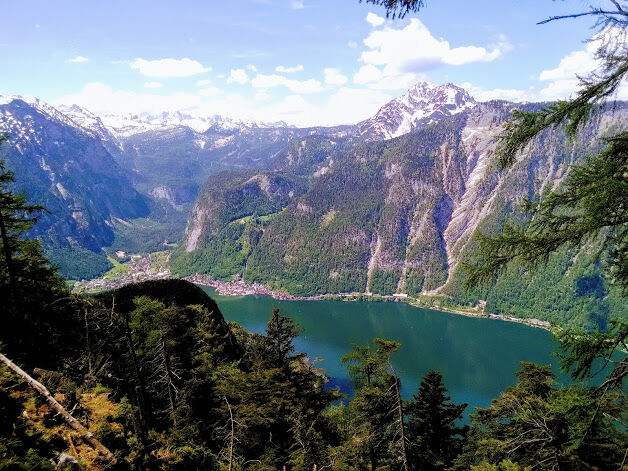 Blick Richtung Hallstatt
