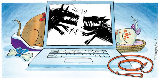 Online von der Leine