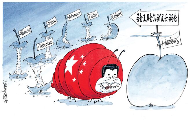 Die Seidenraupe Nimmersatt ...