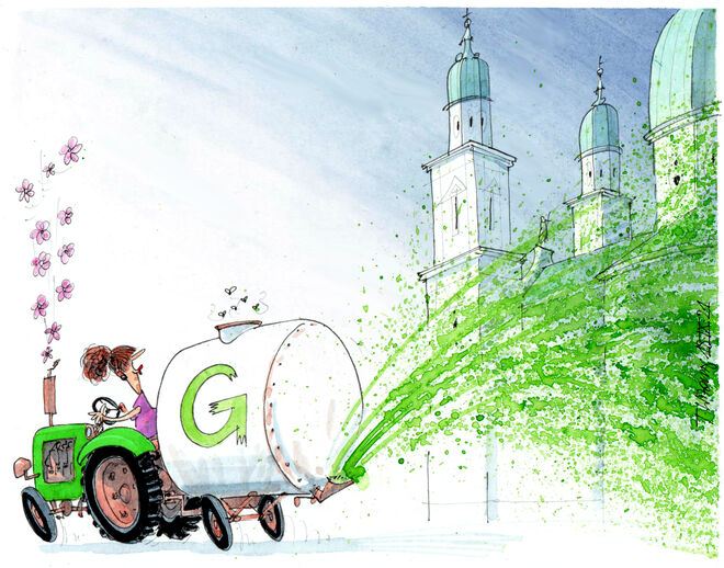 Stadt-Neu-Grün-Dung