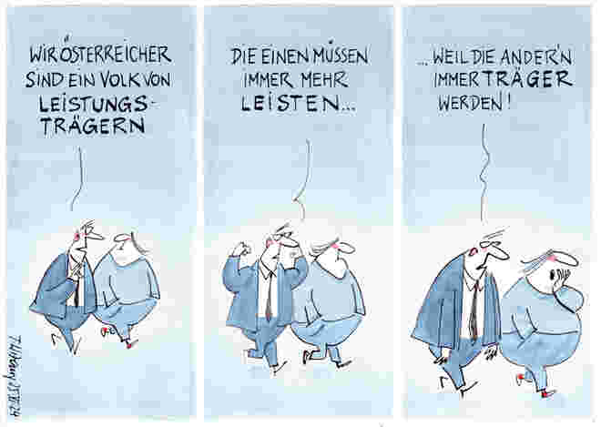 Umverteilung …
