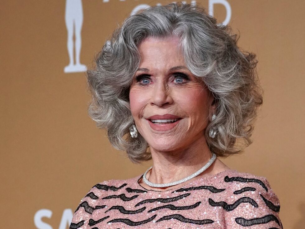 US-Schauspielerin Jane Fonda organisiert in Hollywood Protest für Meinungsfreiheit