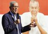 Van der Bellen patriotisch im Fußball-Dress