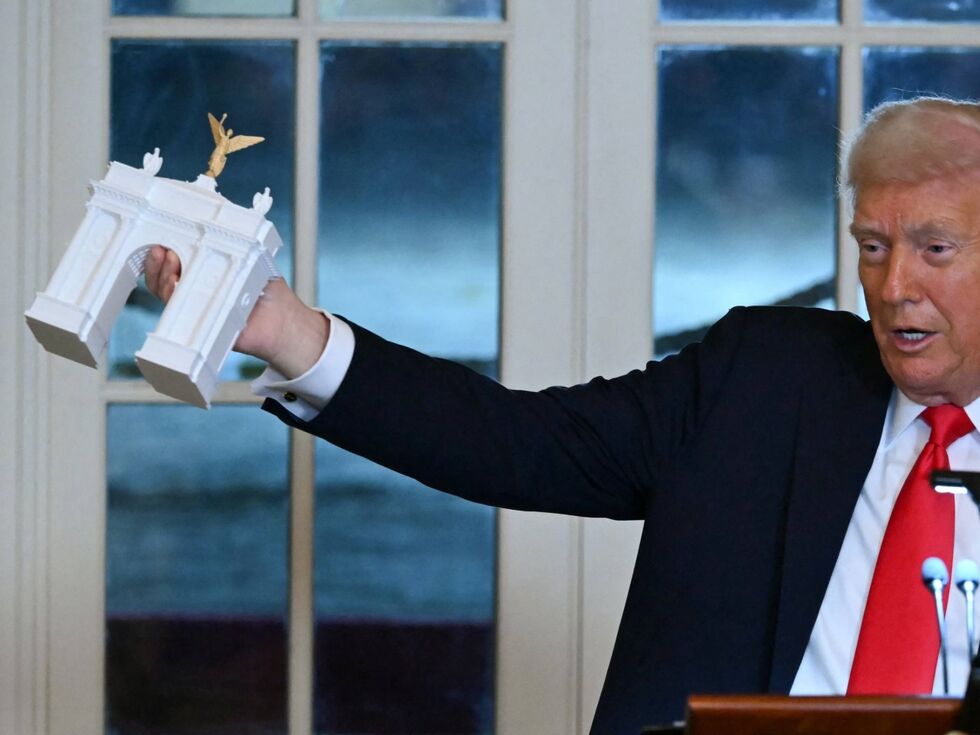 Verrückte Idee oder purer Ernst? US-Präsident plant einen "Arc de Trump" für Washington