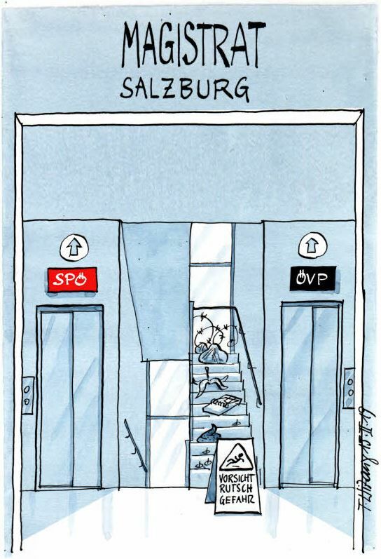 Der Weg nach oben . . . 