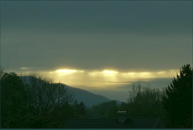 . . . wenn Wolken weinen . . . 