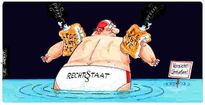 Wenn das Vertrauen baden geht