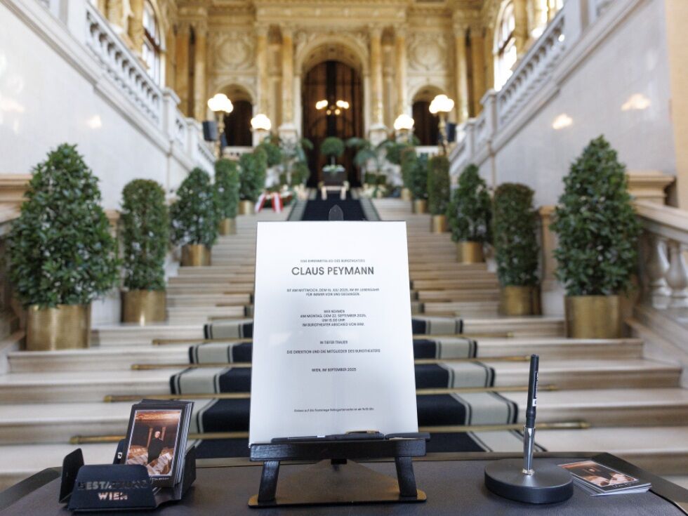 Wien nimmt von Claus Peymann Abschied