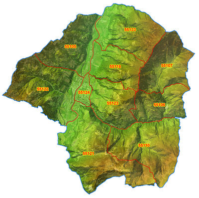 Katastralgemeinden in St. Johann im Pongau
