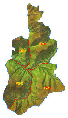 Katastralgemeinden in Hüttau