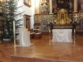 Ambo und Altartisch in der Pfarrkirche Thalgau, Entwurf Peter Schuh..JPG