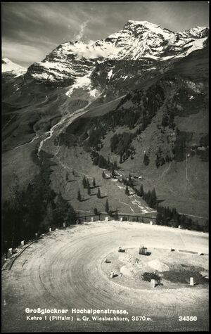 Großglockner Hochalpenstraße Großes Wiesbachhorn 1936.jpg