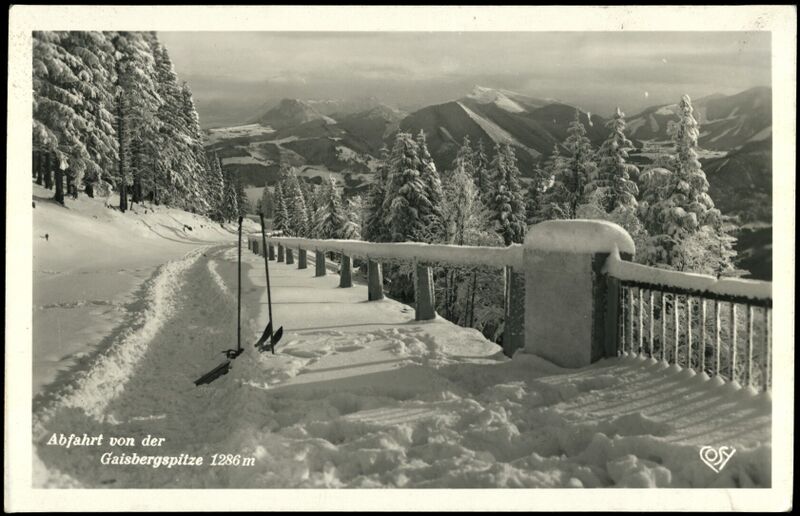 Datei:Gaisberg Landesstraße Winter 1933.jpg