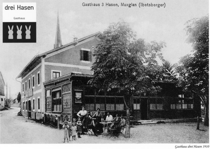 Datei:Drei Hasen Maxglan 1910.jpg