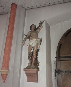 Pfarrkirche Palling, Darstellung des hl. Sebastian.jpg