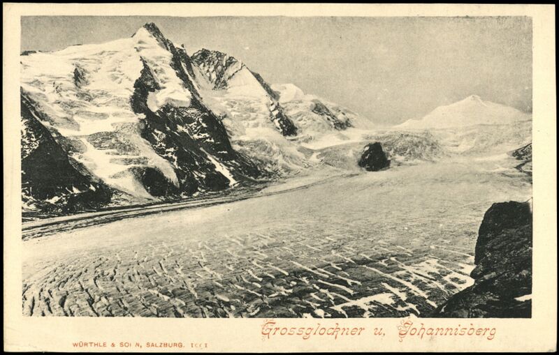 Datei:Pasterze Großglockner Johannisberg 1907.jpg
