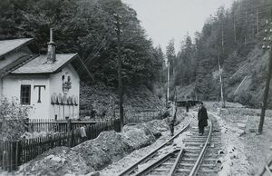 Hüttau Ennstalbahn Kabelverlegung 1928.jpg
