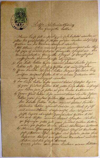 Datei:Testament Franziska Kobler 1875 1.JPG