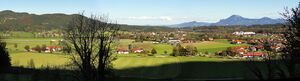 Panoramabild vom Schloß Staufeneck in Richtung Salzburg.JPG