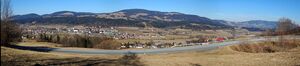 Thalgauegg Landesstraße mit Blick auf Thalgau.jpg