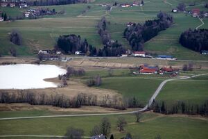 Irrsee Südufer, Abfluss der Zeller Ache.jpg