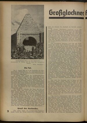 Eröffnung der Großglockner Hochalpenstraße 1935 Österreichische Auto-Rundschau 03.jpg