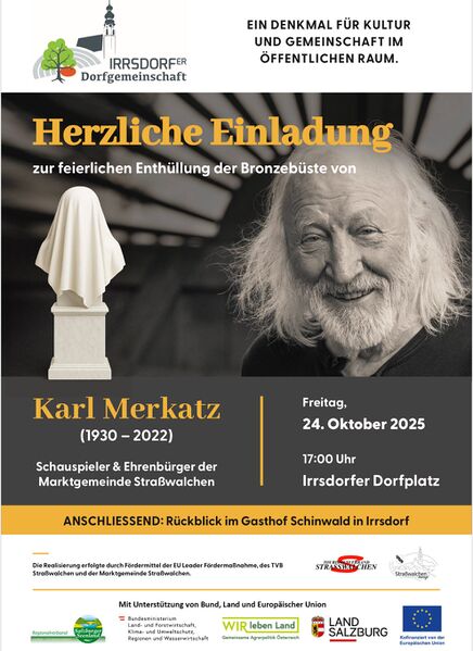 Datei:Karl Merkatz Ankündigung Denkmalenthüllung.jpg