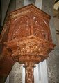 Pfarrkirche hl. Maria und Pankraz Kuchl Kanzel 01.JPG