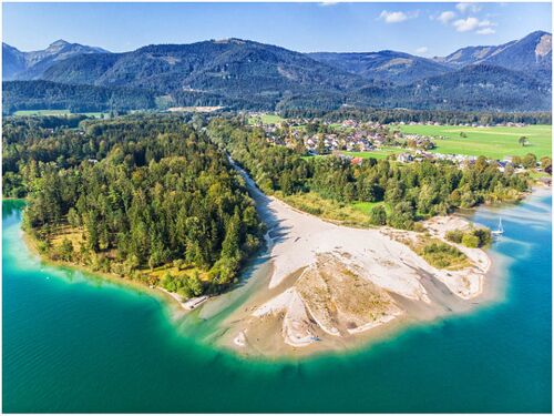 Zinkenbachmündung in den Wolfgangsee, Foto v. Henryk Schwarzer.jpg