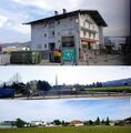 Objekt Wienerstraße 11, Eugendorf, vor und nach dem Abbruch im Jahr 2019, Südostansicht Juni 2020, Collage.jpg