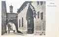 Franziskanerkirche Zu Unserer Lieben Frau mit Franziskanerbogen um 1950.jpg