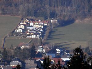 Schörghubsiedlung, Ansicht von der Thalgauegger Landesstraße aus.jpg