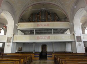 Pfarrkiche Teisendorf, Empore.jpg