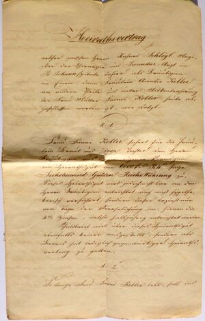 Heiratsvertrag Richard Schlegel und Amalia Kobler 1846 1.JPG