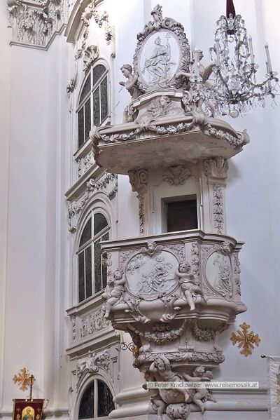 Datei:Ursulinenkirche St. Markus Kanzel.jpg
