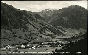 Dorf Fusch mit Straße nach Bad Fusch 1936.jpg