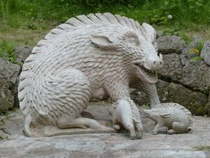 Wasserspiele Hellbrunn Wildschwein Frischlinge.jpg