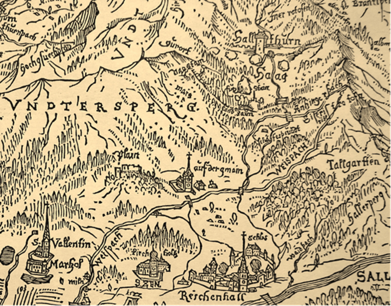 Datei:Alte Landkarte Hallthurm.png